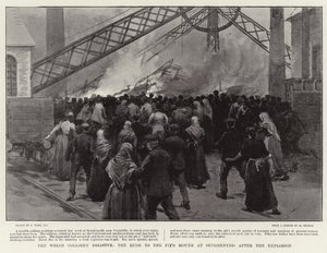 Den walisiske Colliery-katastrofen, Rush to the Pit